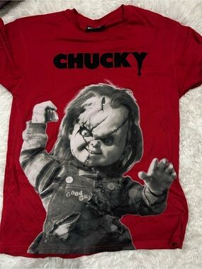 Chucky Graphic Red Short Sleeve Tee